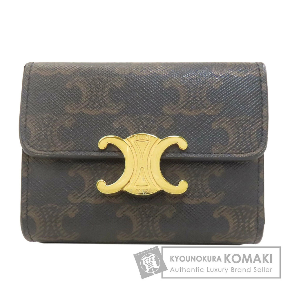 Celine Compact Wallet Triomphe Bi fold